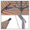 California Umbrella 7.5' Grey Aluminum Market Umbrella, Sunbrella Gateway Blush 194061338049 - alternate 2